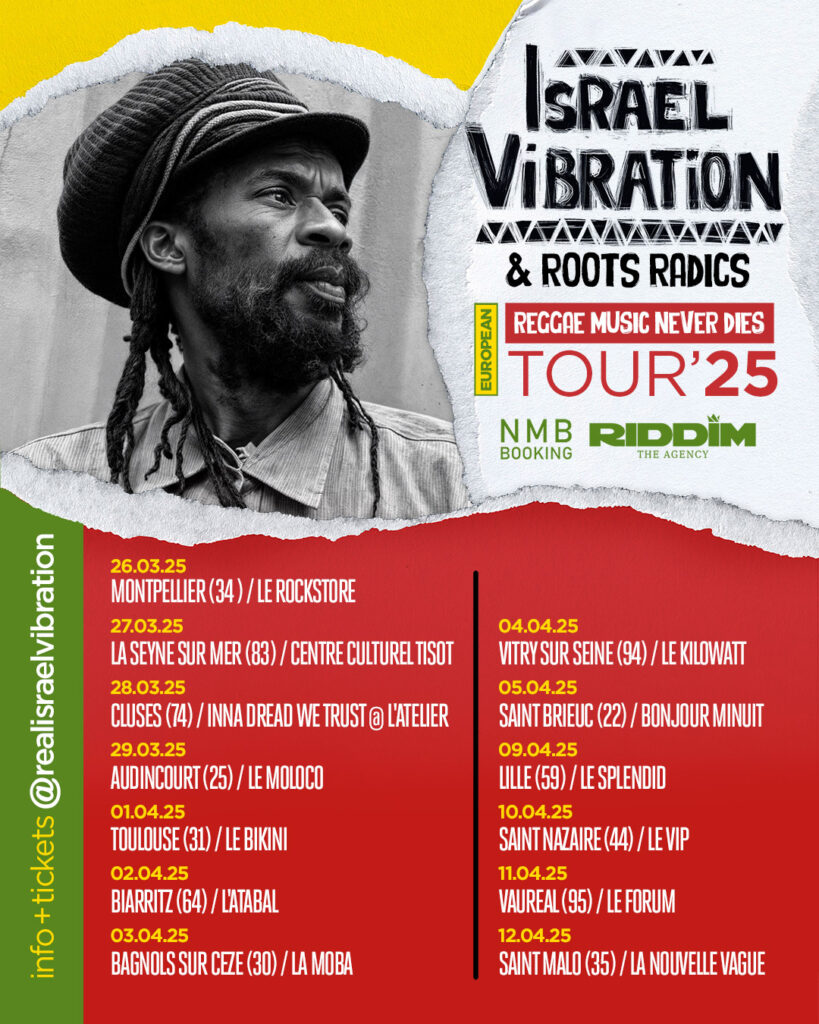 Israel Vibration en tournée en France